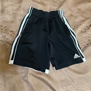 Adidas Black and White Athletic Shorts size small